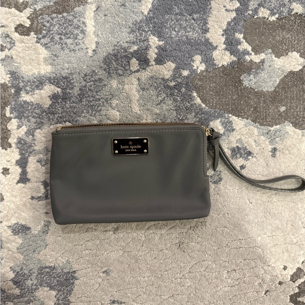 Kate Spade Gray Wristlet